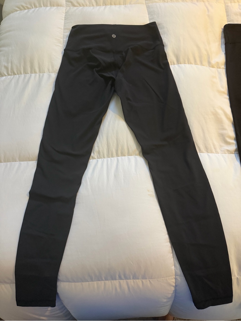 Size 6 Lululemon Black High-Waist Yoga Leggings